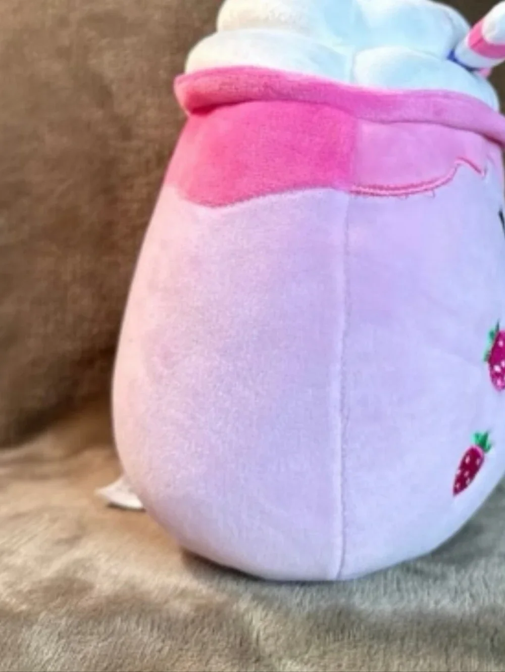 NWT Squishmallows Cunègonde The Pink Strawberry Milkshake 5